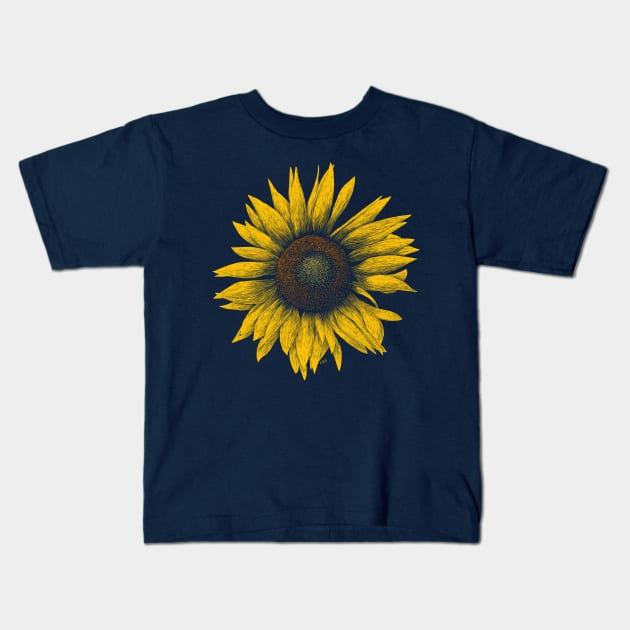 Sunflower Kids T-Shirt by Walking in Nature